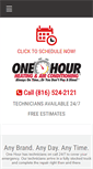 Mobile Screenshot of onehourkc.com